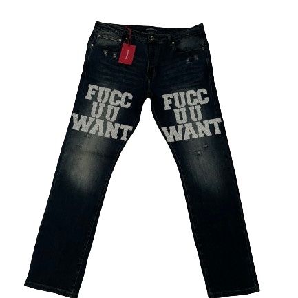 FUW bust down jeans 