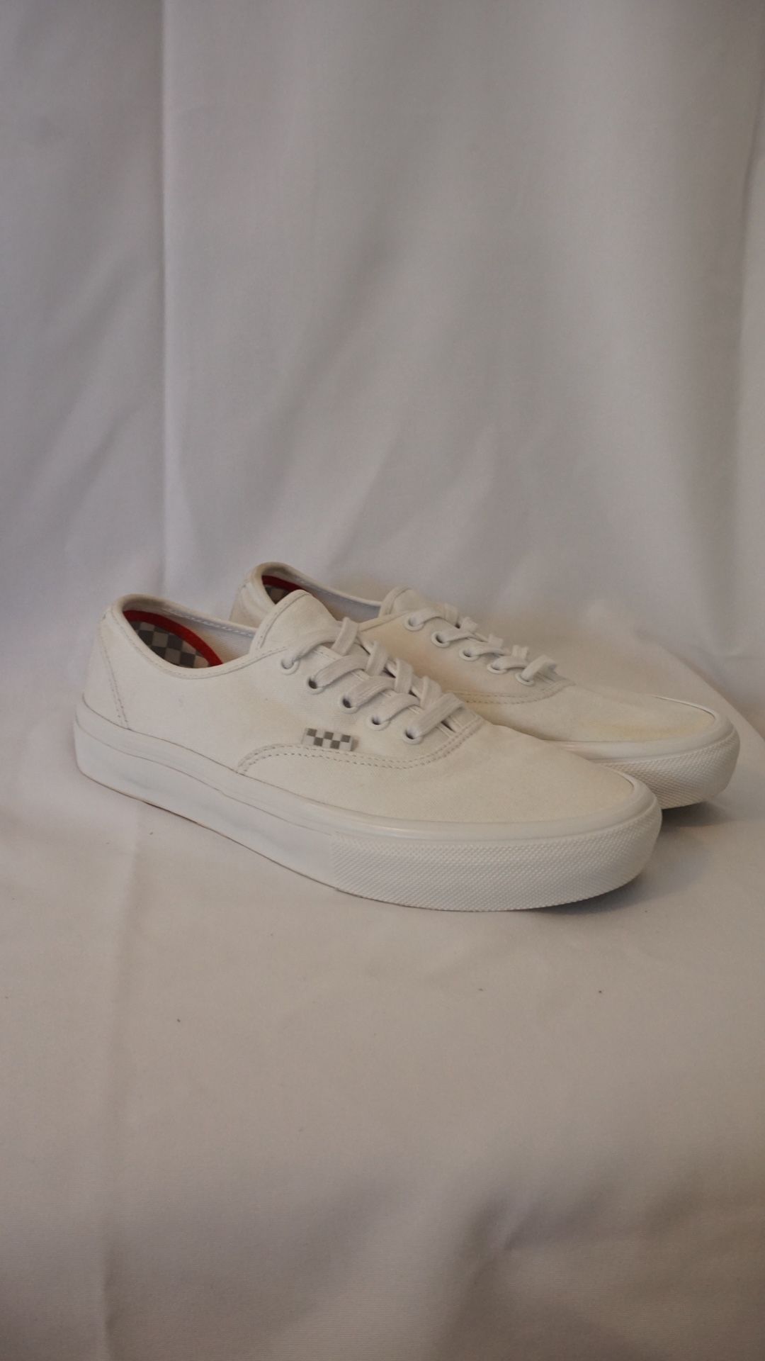 Vans Skate Authentic Skateboard Shoe - ALL WHITE