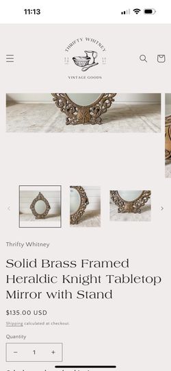 Beautiful Mirror With Stand 