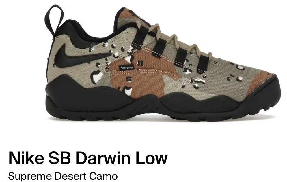 Supreme SB Darwin Low  Size 9