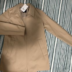 Theory Caban Trench Coat Size P 