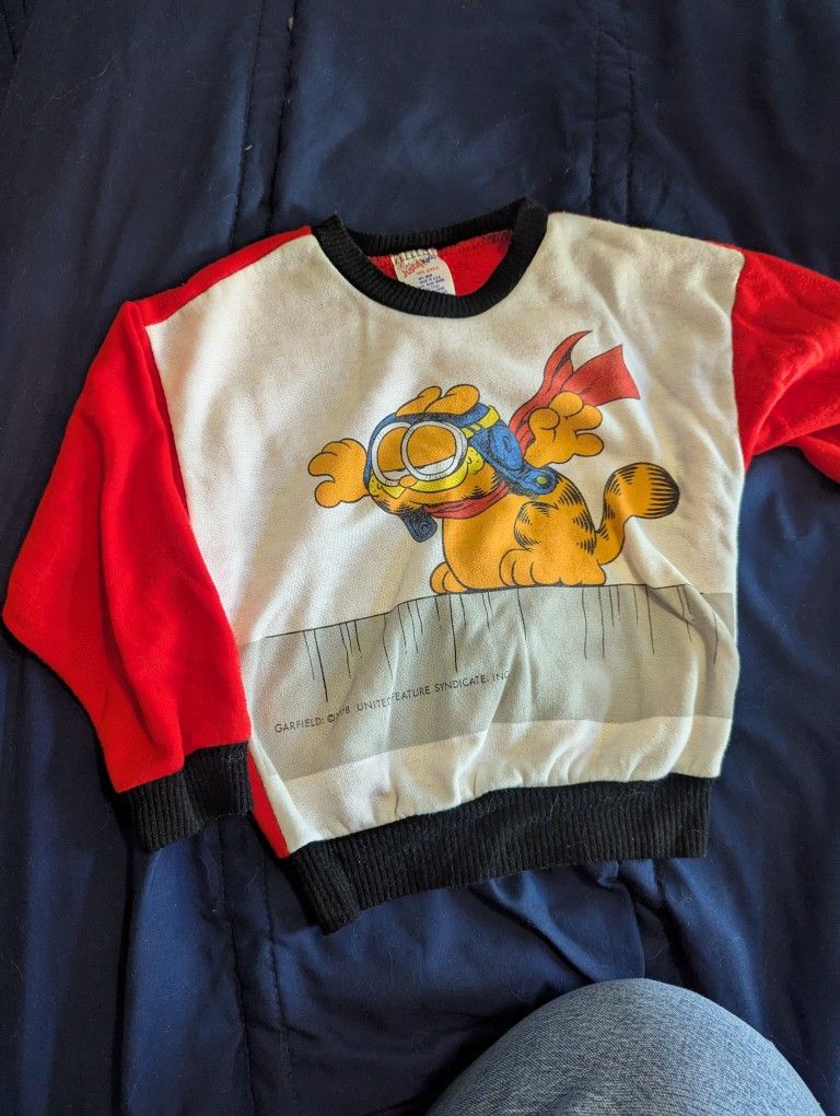 Children's Vintage Garfield Sweater