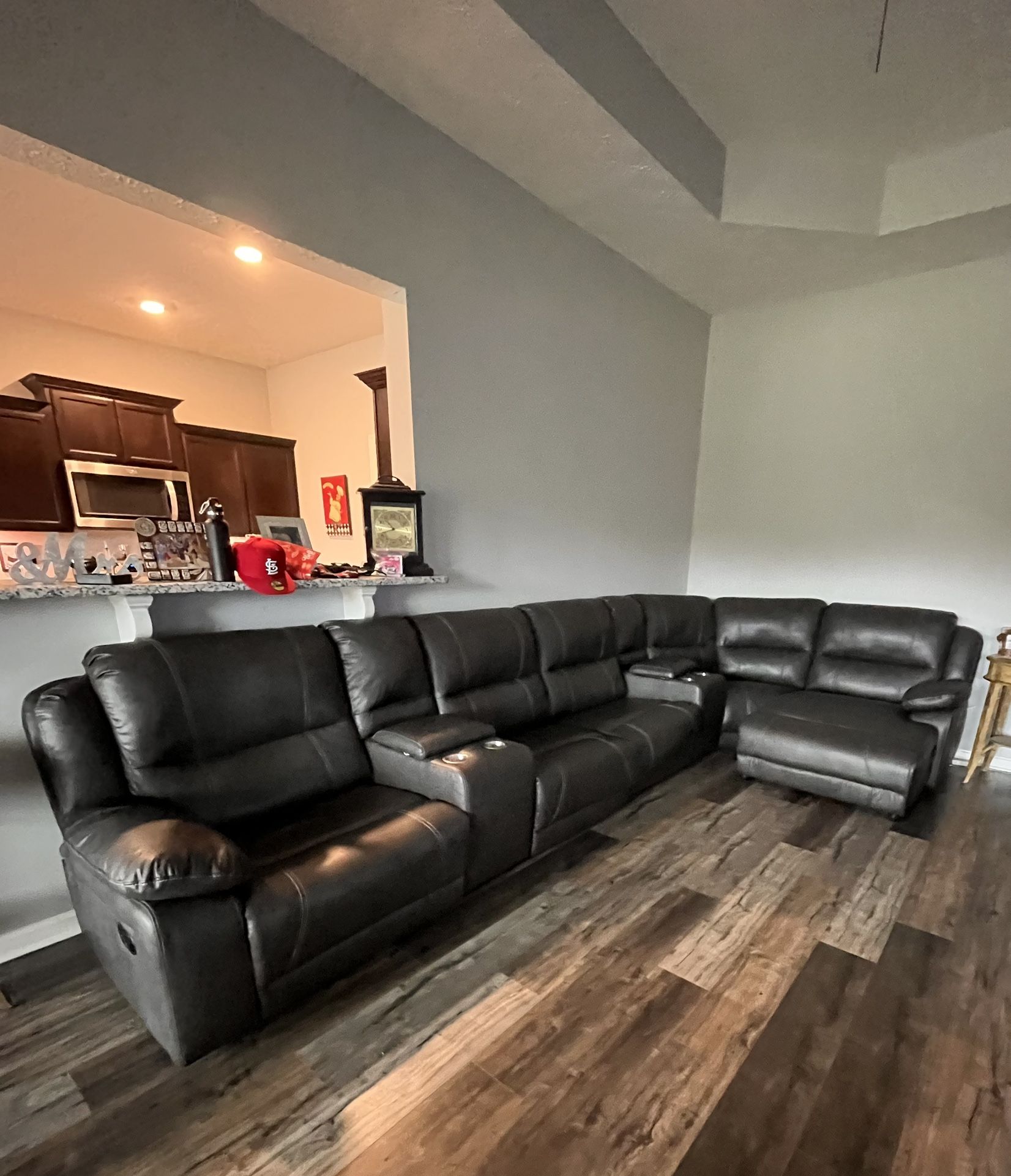 Sectional With 2 Reclining Chairs