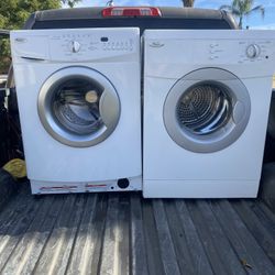 Whirlpool Dryer And Washer Set For Rv Or Tight Space 