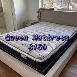  BRAND NEW PILLOW TOP MATTRESSES ✅ COLCHONES NUEVOS PILLOW TOP 💯‼️   QUEEN SIZE $150 ❌ $210 With Box Spring   FULL SIZE $140❌ $200 With Box Spring💥 