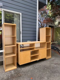 IKEA TV Stand/Cabinet with Extra Shelves