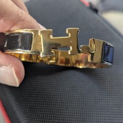 Hermes Clic H Bracelet - Black