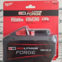 MILWAUKEE M18 FORGE HD12.0 BATTERY💥 NEW! SEALED! $150 FIRM👈