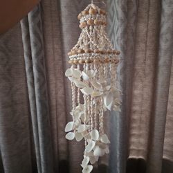 Puka Shell Chandelier - Spiral
