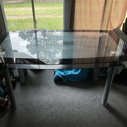 Glass Top Table