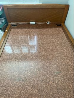 Queen sized Korean stone bed