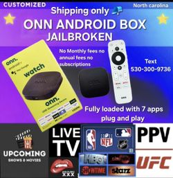 Get It All Onn Android Box, Plug And Get Everything..North carolina