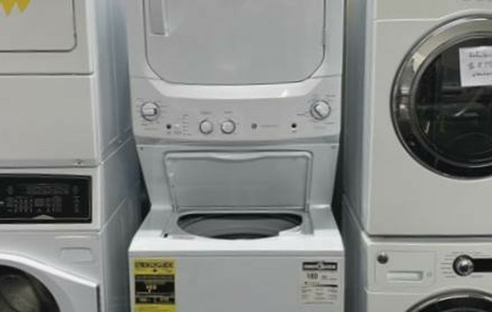 Brand New Stackable Dryer & Washer Laundry Center GE & Frigidaire
