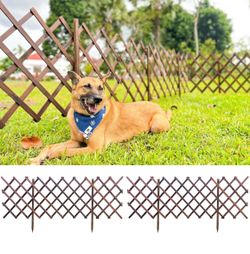 2 Pack Wooden Garden Fence