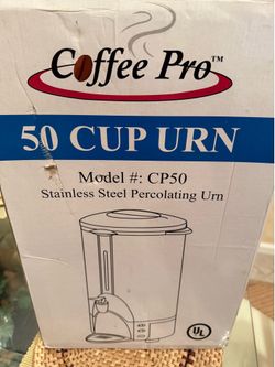 COFFEE PRO 50 CUP COFFEE MAKER/ URN