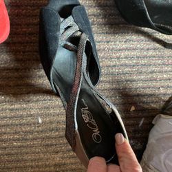 Black And Sparkly Heels