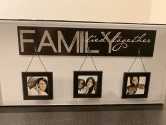 Family Tied Together Picture Frame
