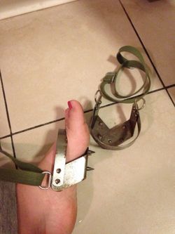 Fishing or hiking grips