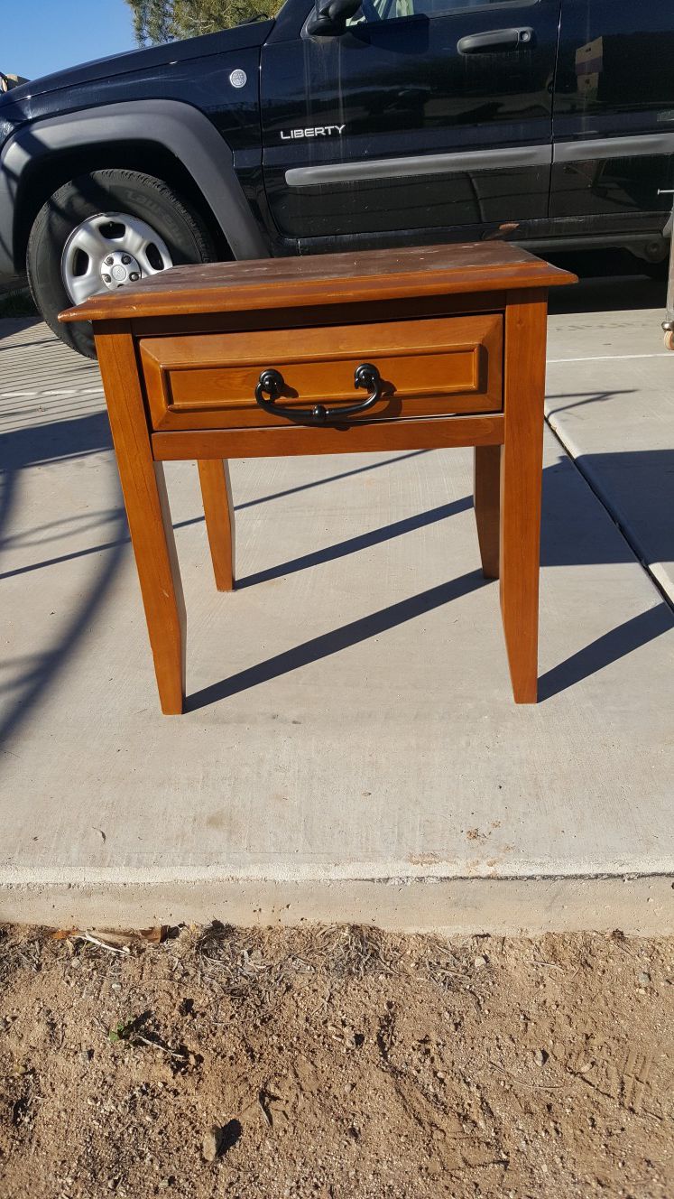 Antique end table, small coffee table, nightstand