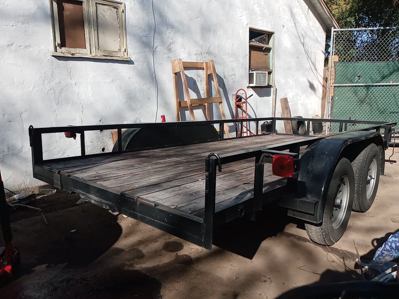 Utility trailer new tires bill of sell only as is