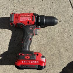 CRAFTSMAN V20 1/2-in 20-volt max Variable Speed Cordless Hammer Drill ( 1 -Batteries and Charger Included )