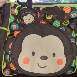 Baby Boom Monkey Diaper Bag
