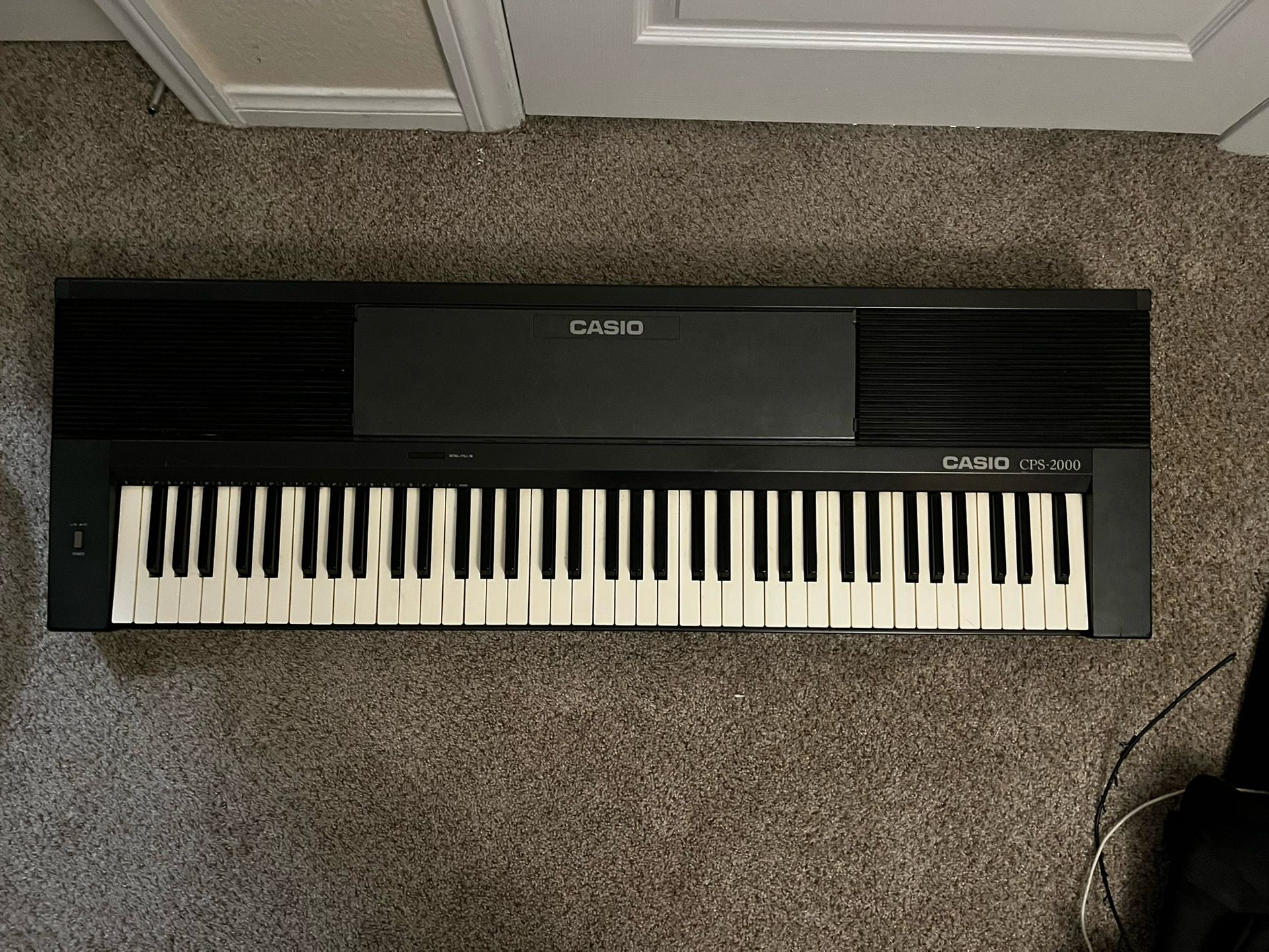 Vintage Casio CPS-2000 Piano, Weighted keys & 3 pedals