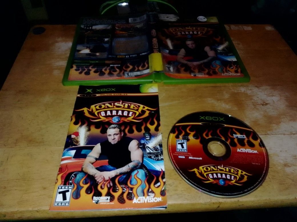 Xbox Game Monster Garage Do You Have What It Takes?