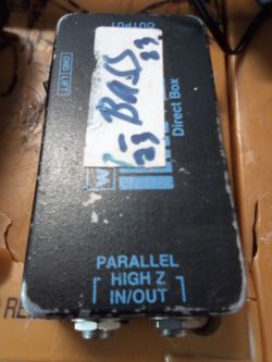 Direct Box DI Box Parallel High Z In/Out
