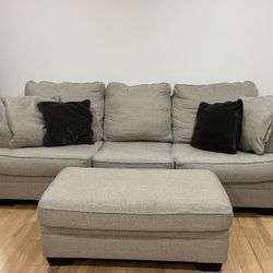 Couch With Ottoman