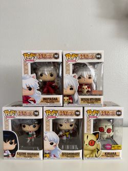 Funko Pop Inuyasha Anime Set of 5