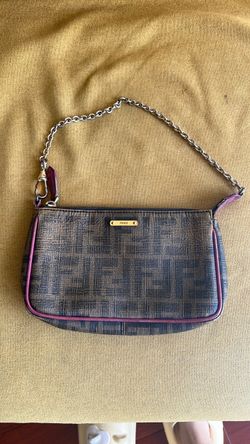 Fendi Small Shoulder Bag with Chain Strap