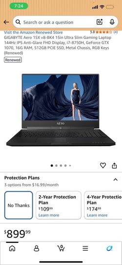 Gaming laptop