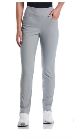 NEW 50% OFF Pebble Beach Women’s Golf Pants • Dry-Luxe Performance in Light Gray XL