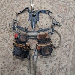 Occidental Leather Tool Bags With A Sala Exofit Strata Harness