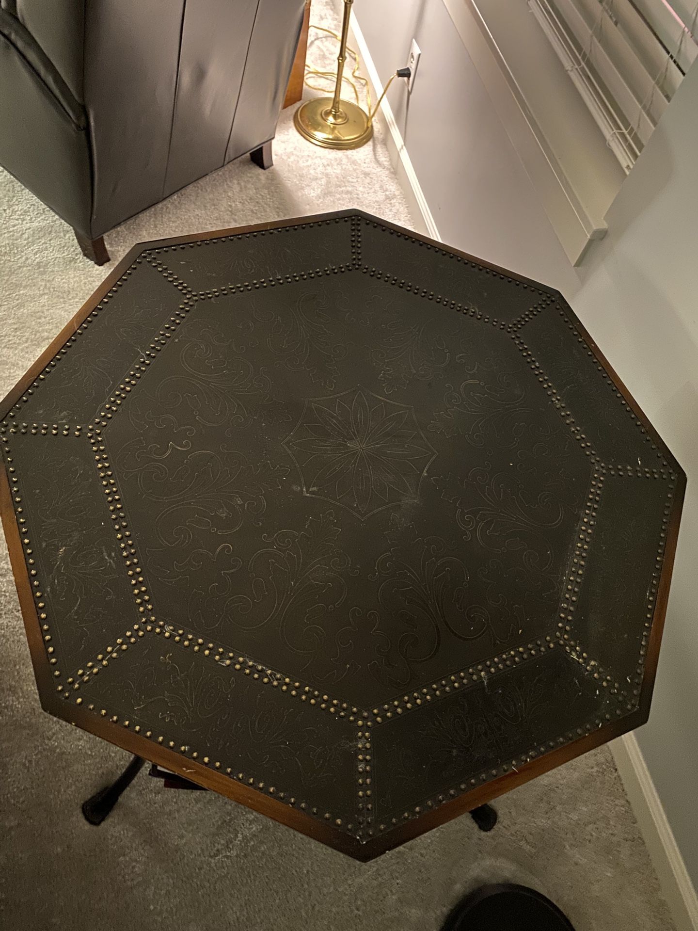Henredon Octagon Side Table
