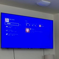 70 in ONN TV w/ Wall Mount