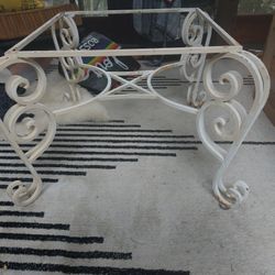 Wrought Iron Coffee Or Cocktail Table 
