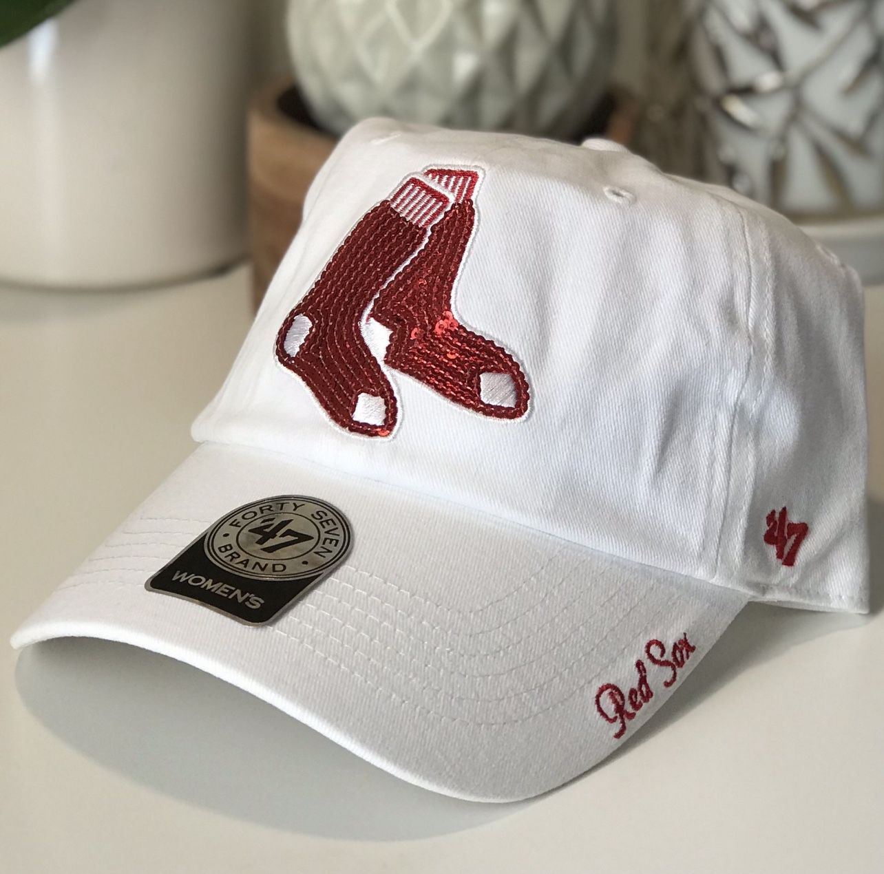 Boston Red Sox 47 Brand Hat, Sequin Logo, New. for Sale in Las Vegas, NV -  OfferUp