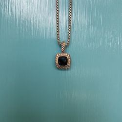 David Yurman Onyx necklace