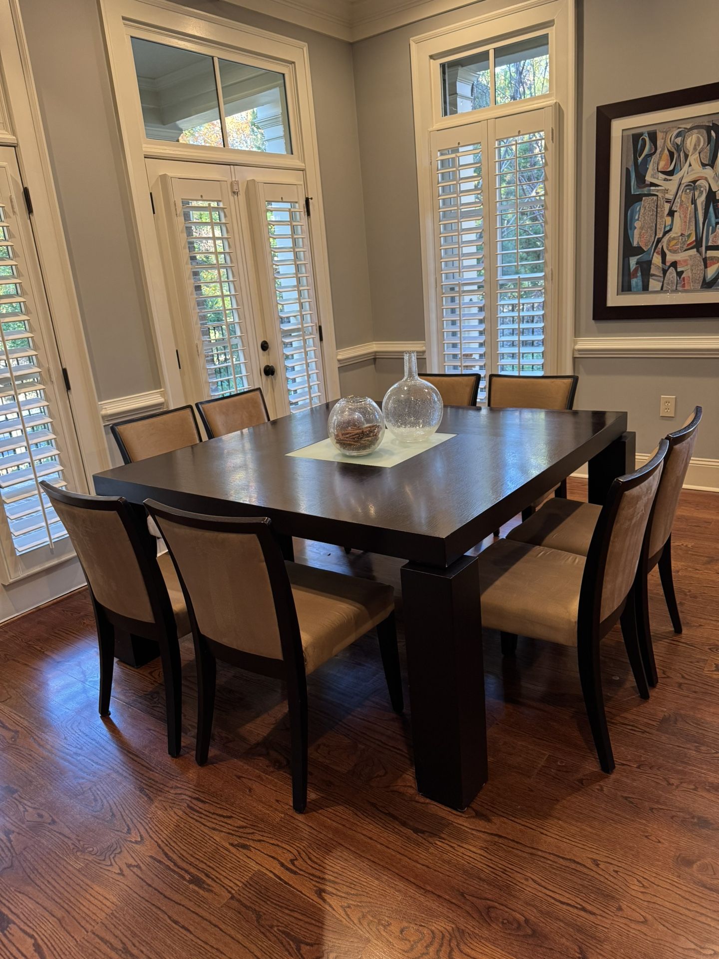Dining Table Set For 8