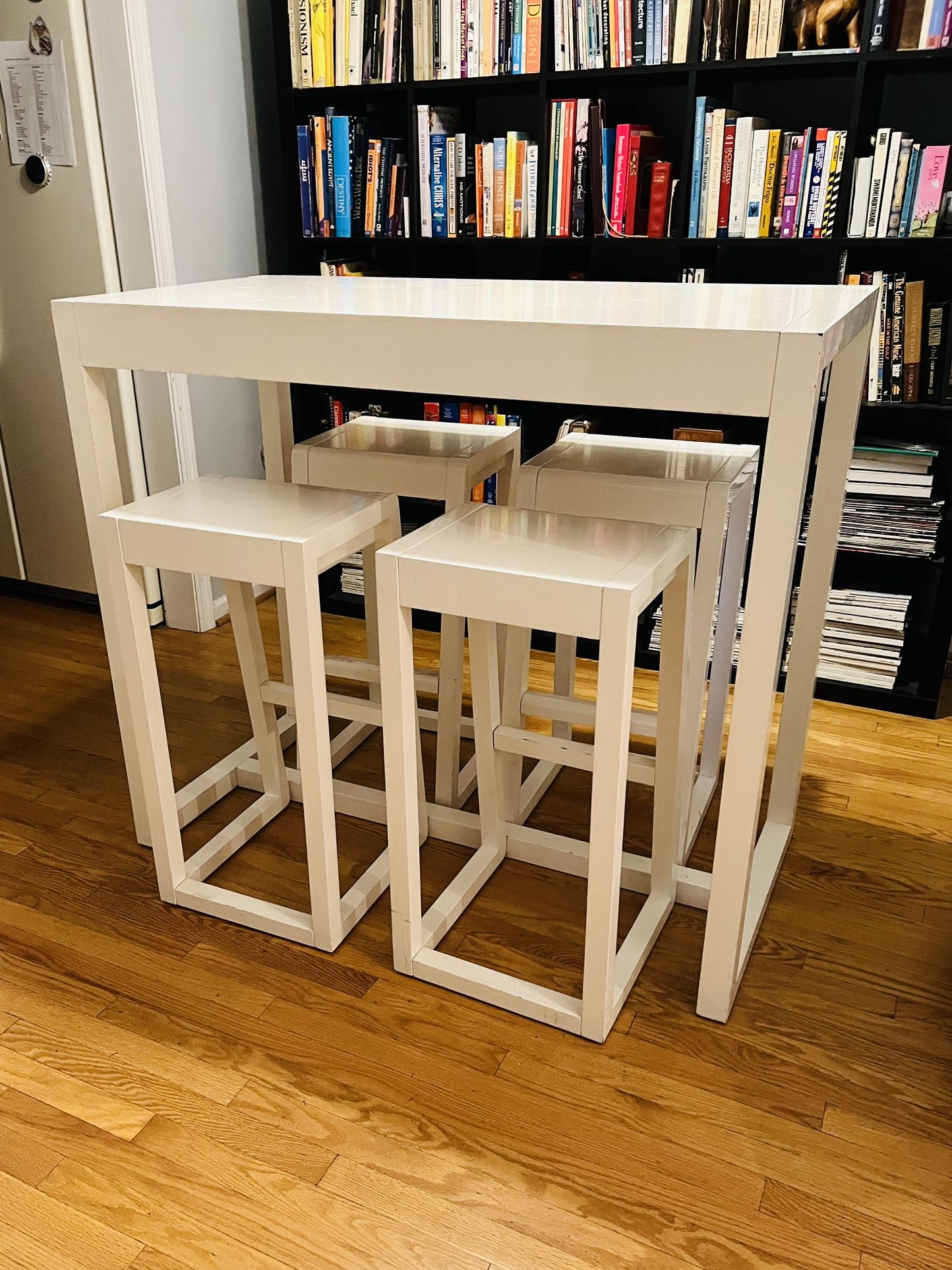 West Elm Bar W/Stools