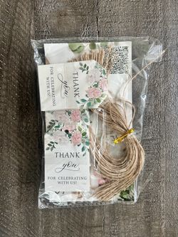 Thank you gift tags