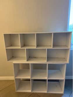 two cabinets