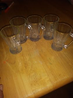 Little glass tea cups