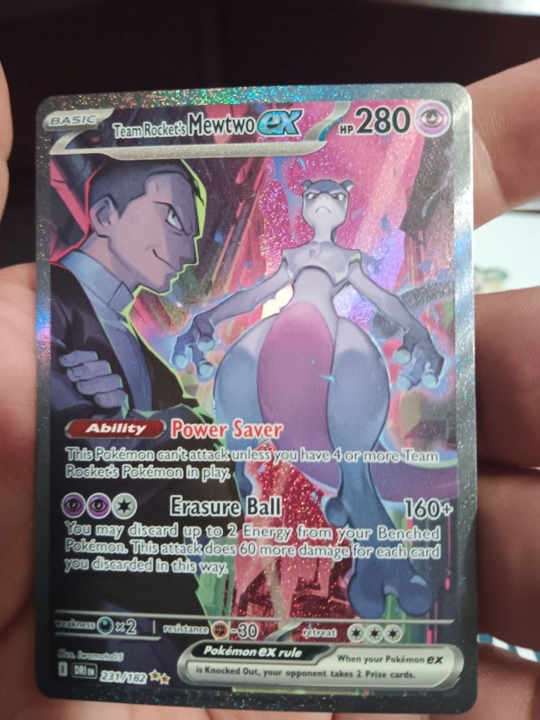 Pokemon Destined Rivals Mewtwo Ex