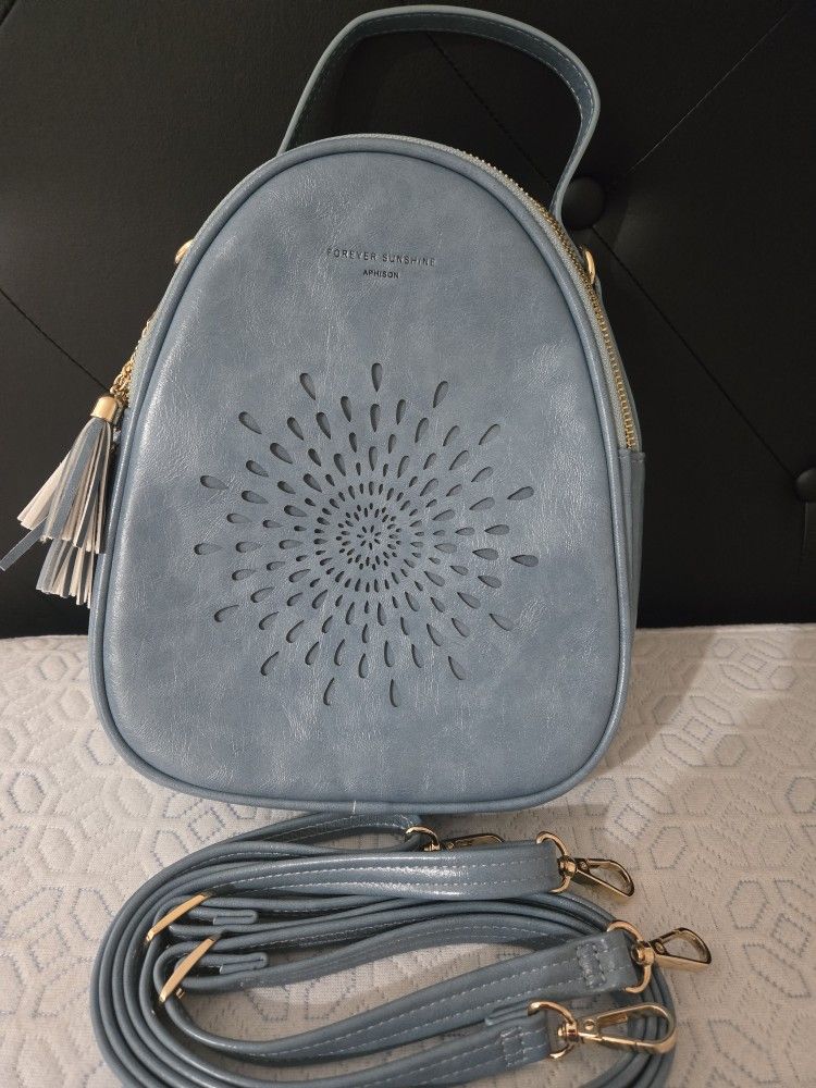 New blue backpack for women's 