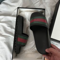 Gucci “Web Slide Sandal” 