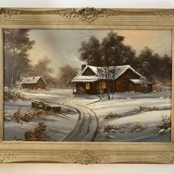 Oil painting on canvas by Mike
