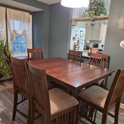 6 seat kitchen table and chairs